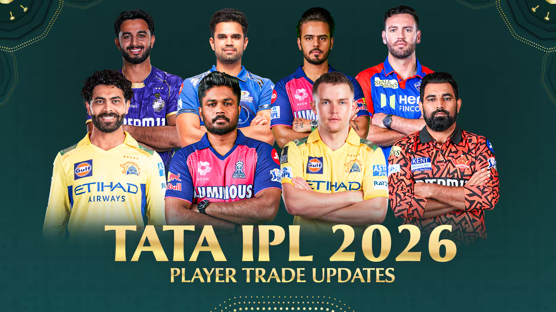 IPL 2026 all teams and captains - Paree247